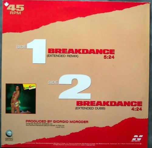 Irene Cara : Breakdance (12", Maxi)