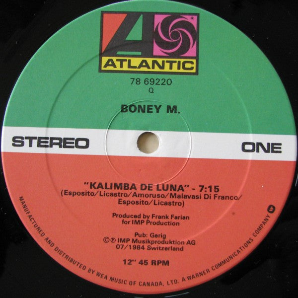 Boney M. : Kalimba De Luna (12", Maxi)