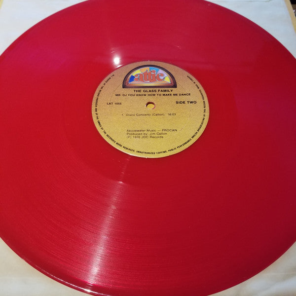 The Glass Family : Mr DJ You Know How To Make Me Dance (12", Red)