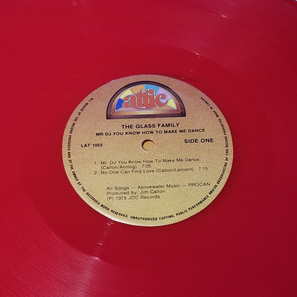 The Glass Family : Mr DJ You Know How To Make Me Dance (12", Red)