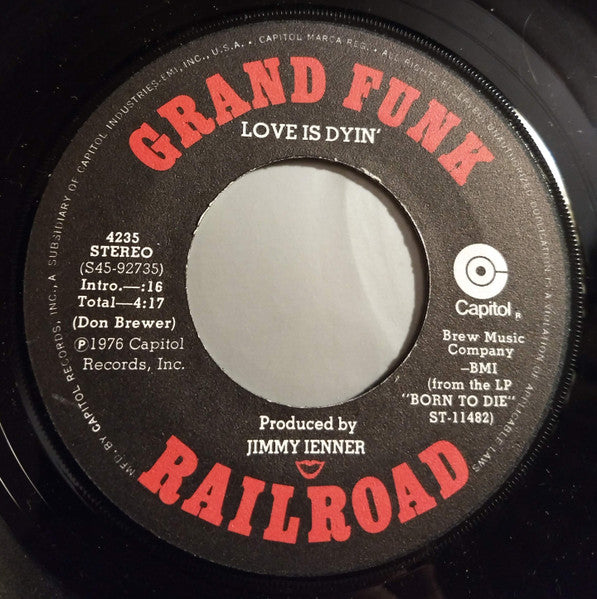 Grand Funk Railroad : Sally (7", Single, Jac)