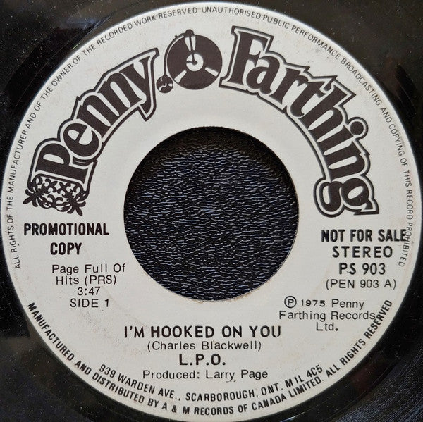 Larry Page Orchestra : I'm Hooked On You / Volare (7", Single, Promo)
