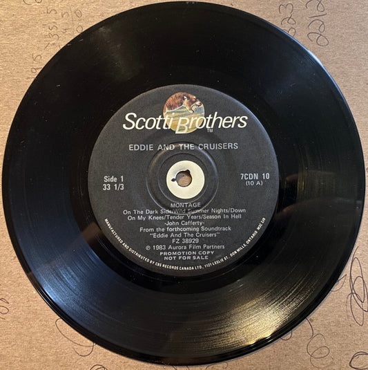 Eddie And The Cruisers : On The Dark Side (7", Promo, Smplr)