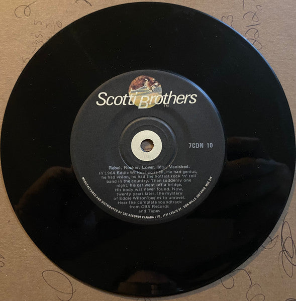 Eddie And The Cruisers : On The Dark Side (7", Promo, Smplr)