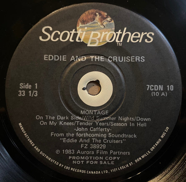 Eddie And The Cruisers : On The Dark Side (7", Promo, Smplr)