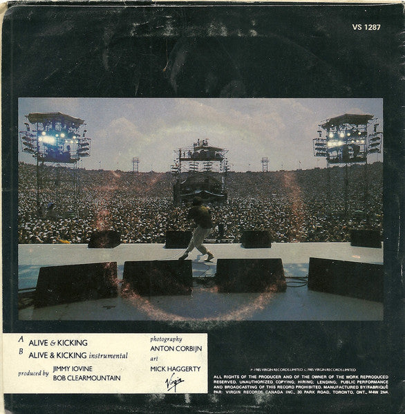 Simple Minds : Alive & Kicking (7", Single)