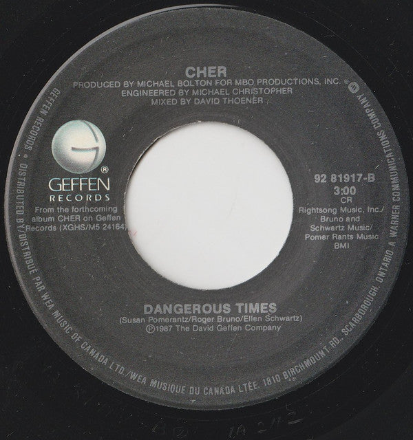 Cher : I Found Someone (7")