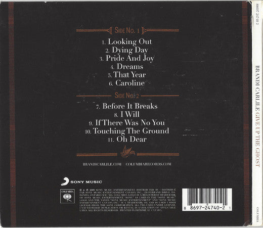 Brandi Carlile : Give Up The Ghost (CD, Album, Dig)