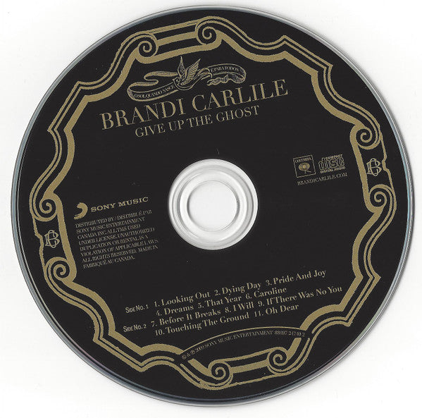 Brandi Carlile : Give Up The Ghost (CD, Album, Dig)