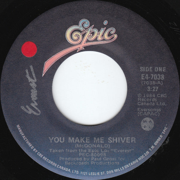 Everest (5) : You Make Me Shiver (7", Single)
