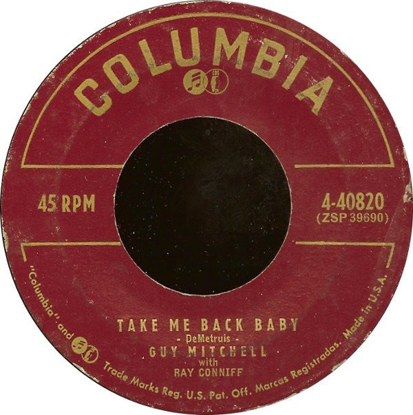 Guy Mitchell With Ray Conniff : Knee Deep In The Blues (7", Single)