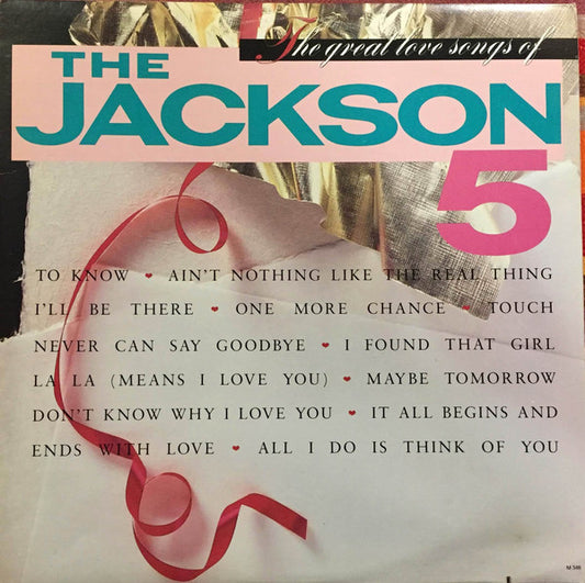 The Jackson 5 : The Great Love Songs Of The Jackson 5 (LP, Comp)