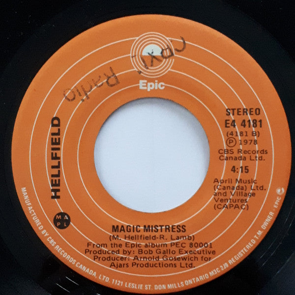 Hellfield : Tell Me Are You Listening? (The Future) (7")