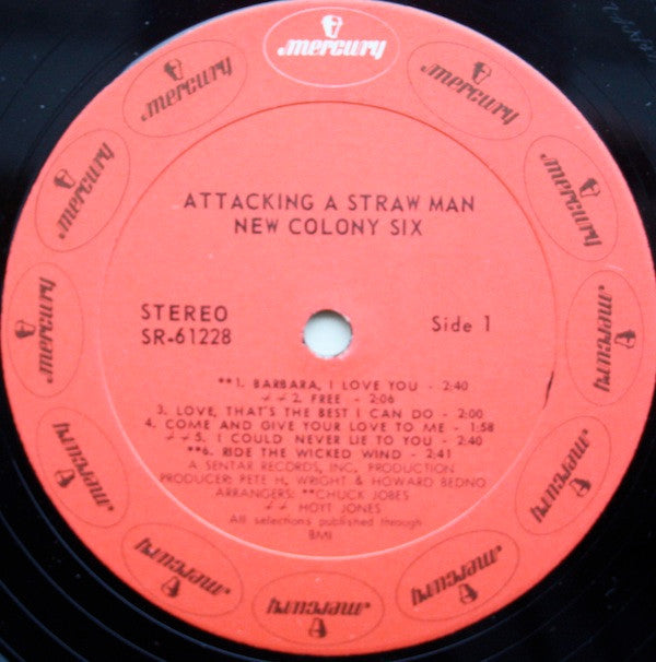 The New Colony Six : Attacking A Straw Man (LP, Album)
