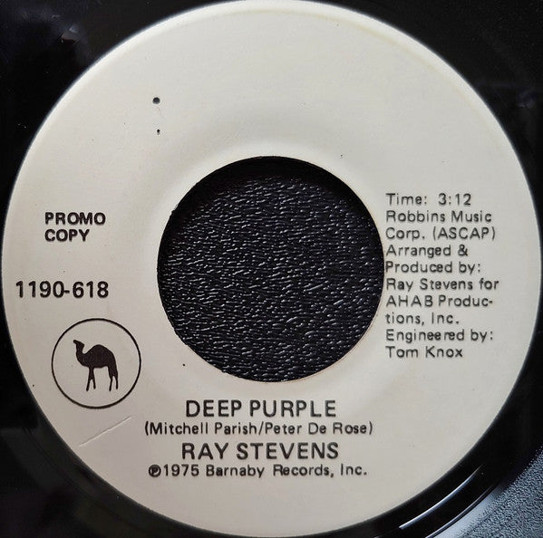 Ray Stevens : Deep Purple (7", Single, Promo)