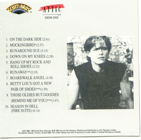 John Cafferty And The Beaver Brown Band : Eddie And The Cruisers (Original Motion Picture Soundtrack) (CD, Album, Club, RE)