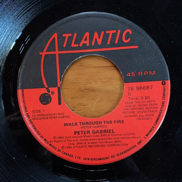 Peter Gabriel / Mike Rutherford : Walk Through The Fire / Making A Big Mistake (7", Single)