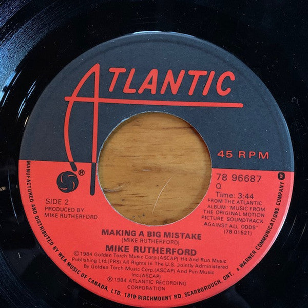 Peter Gabriel / Mike Rutherford : Walk Through The Fire / Making A Big Mistake (7", Single)