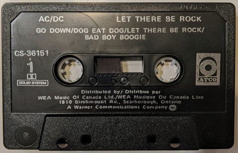 AC/DC : Let There Be Rock (Cass, Album, RE, Dol)