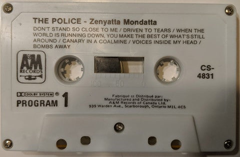 The Police : Zenyatta Mondatta (Cass, Album, Dol)