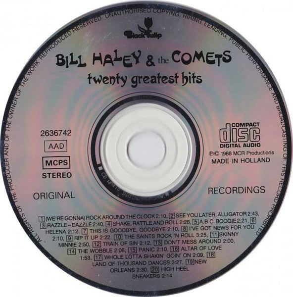 Bill Haley And The Comets* : Twenty Greatest Hits (CD, Comp)