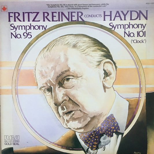 Joseph Haydn - Fritz Reiner : "Clock" Symphony No. 101 In D / Symphony No. 95 In C Minor (LP, Album)