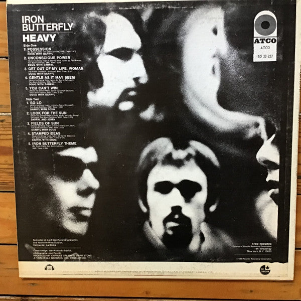 Iron Butterfly : Heavy (LP, Album)