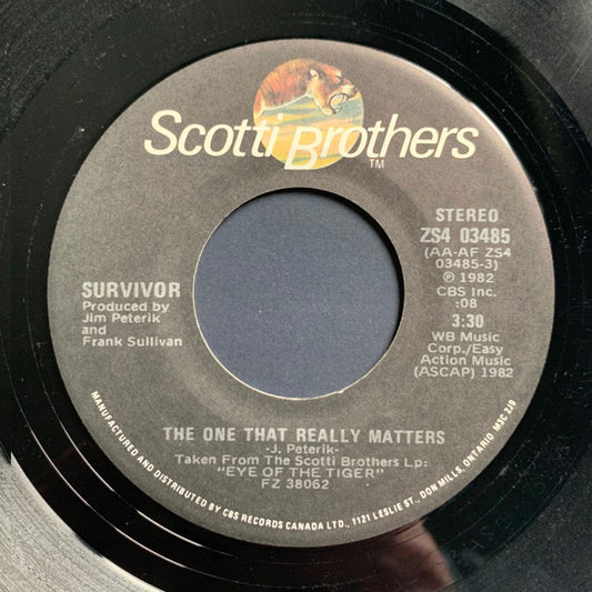 Survivor : The One That Really Matters (7")