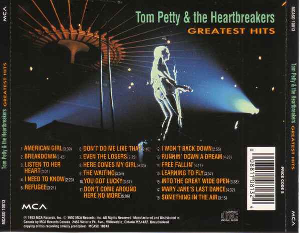 Tom Petty & The Heartbreakers* : Greatest Hits (CD, Comp)