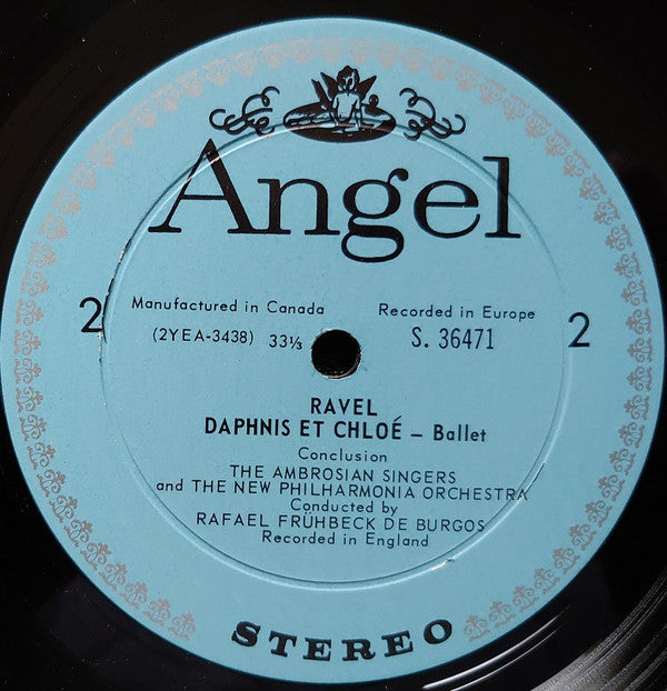 Maurice Ravel / Rafael Frühbeck De Burgos / New Philharmonia Orchestra and The Ambrosian Singers : Daphnis and Chloe (LP)