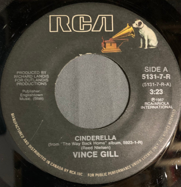 Vince Gill : Cinderella (7", Single)