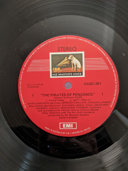 Gilbert & Sullivan : The Pirates of Penzance (Box, Album + 2xLP, Album, RE)
