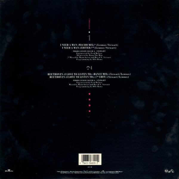 Eurythmics : I Need A Man (12", Promo)