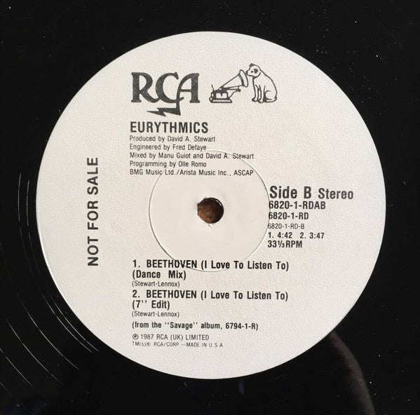 Eurythmics : I Need A Man (12", Promo)