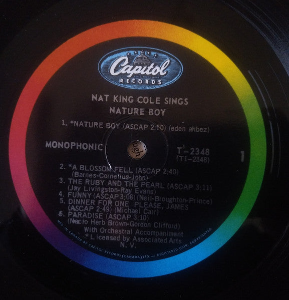 Nat King Cole : Nature Boy (LP, Comp, Mono)