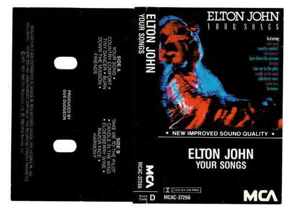Elton John : Your Songs (Cass, Album, Comp)