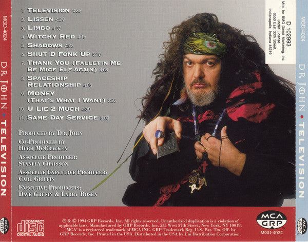 Dr. John : Television (CD, Album, Club)