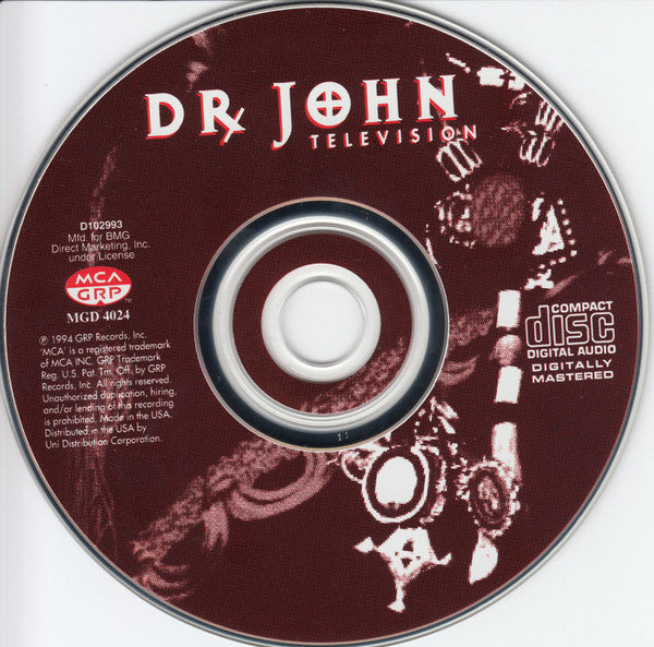 Dr. John : Television (CD, Album, Club)