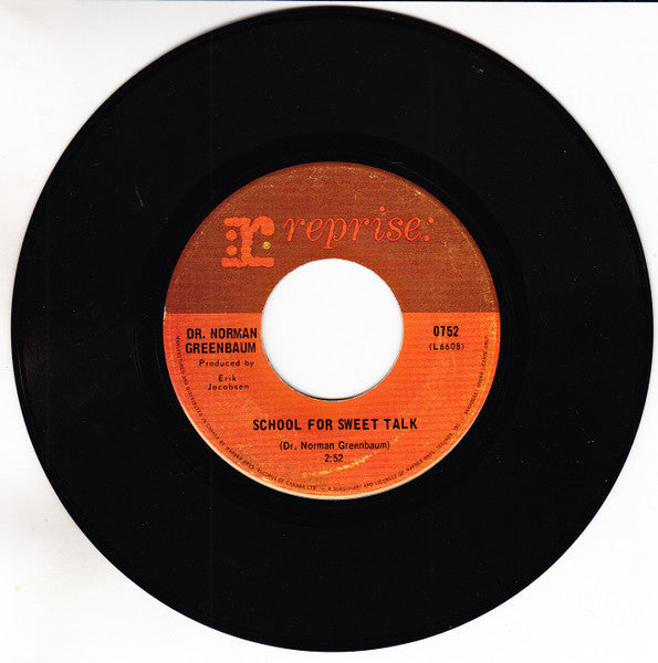 Norman Greenbaum : School for Sweet Talk / Children of Paradise (7", Single)