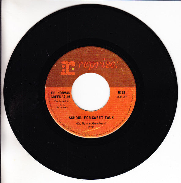 Norman Greenbaum : School for Sweet Talk / Children of Paradise (7", Single)
