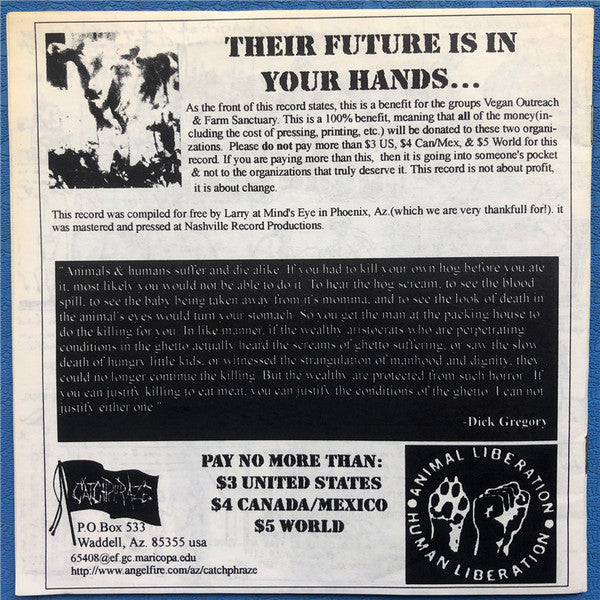 Various : You, Who Are Innocent What Have You Done Worthy Of Death? (7", Comp)