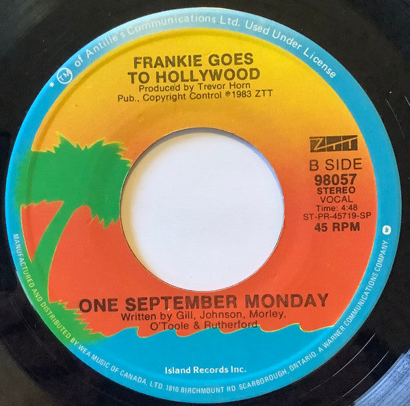 Frankie Goes To Hollywood : Relax (7", Single, Promo)