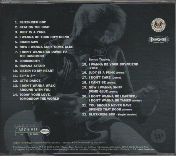 Ramones : Ramones (CD, Album, RE, RM)