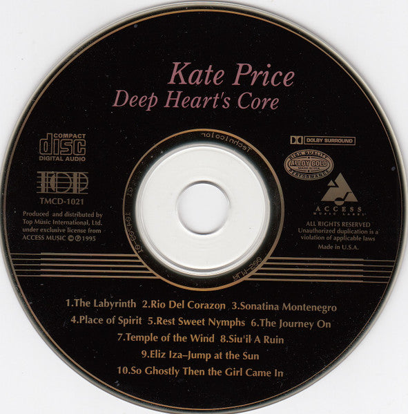 Kate Price : Deep Heart's Core (CD, Album, Multichannel, All)