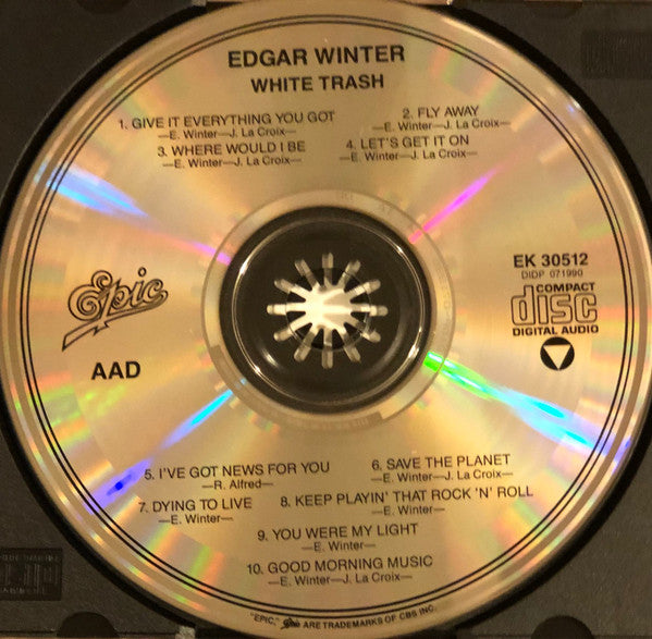 Edgar Winter's White Trash Introducing Jerry laCroix : Edgar Winter's White Trash (CD, Album, RE)