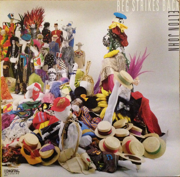 Elton John : Reg Strikes Back (LP, Album, Gat)