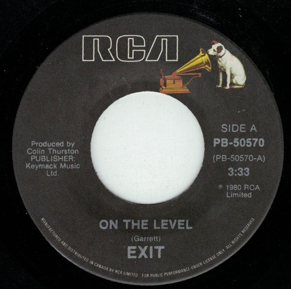 Exit (19) : On The Level (7", Single)