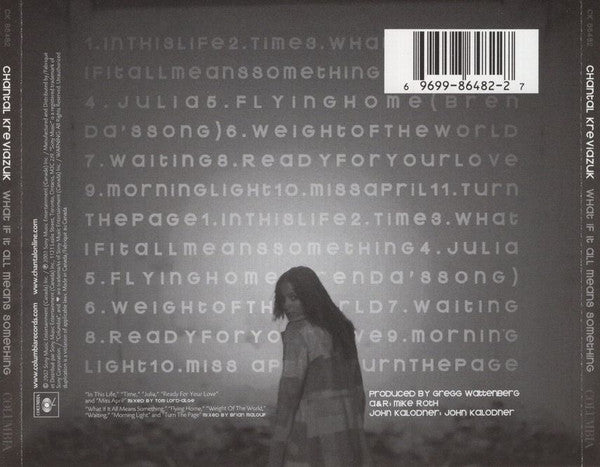Chantal Kreviazuk : What If It All Means Something (CD, Album)
