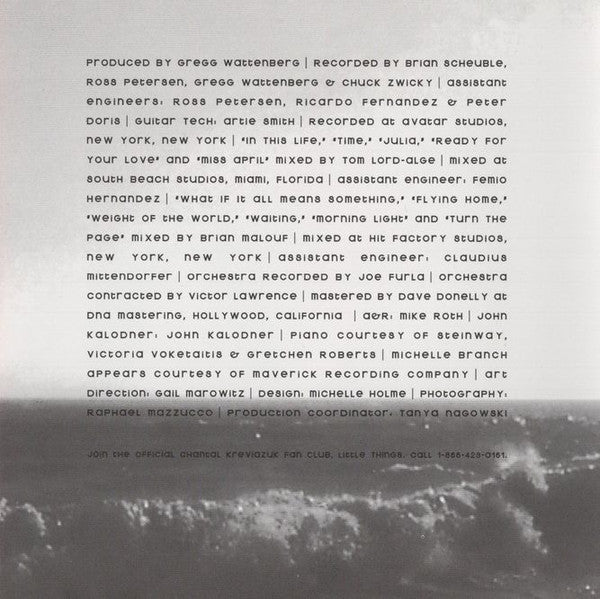 Chantal Kreviazuk : What If It All Means Something (CD, Album)