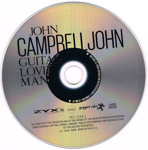 John Campbelljohn : Guitar Lovin' Man (CD, Album)